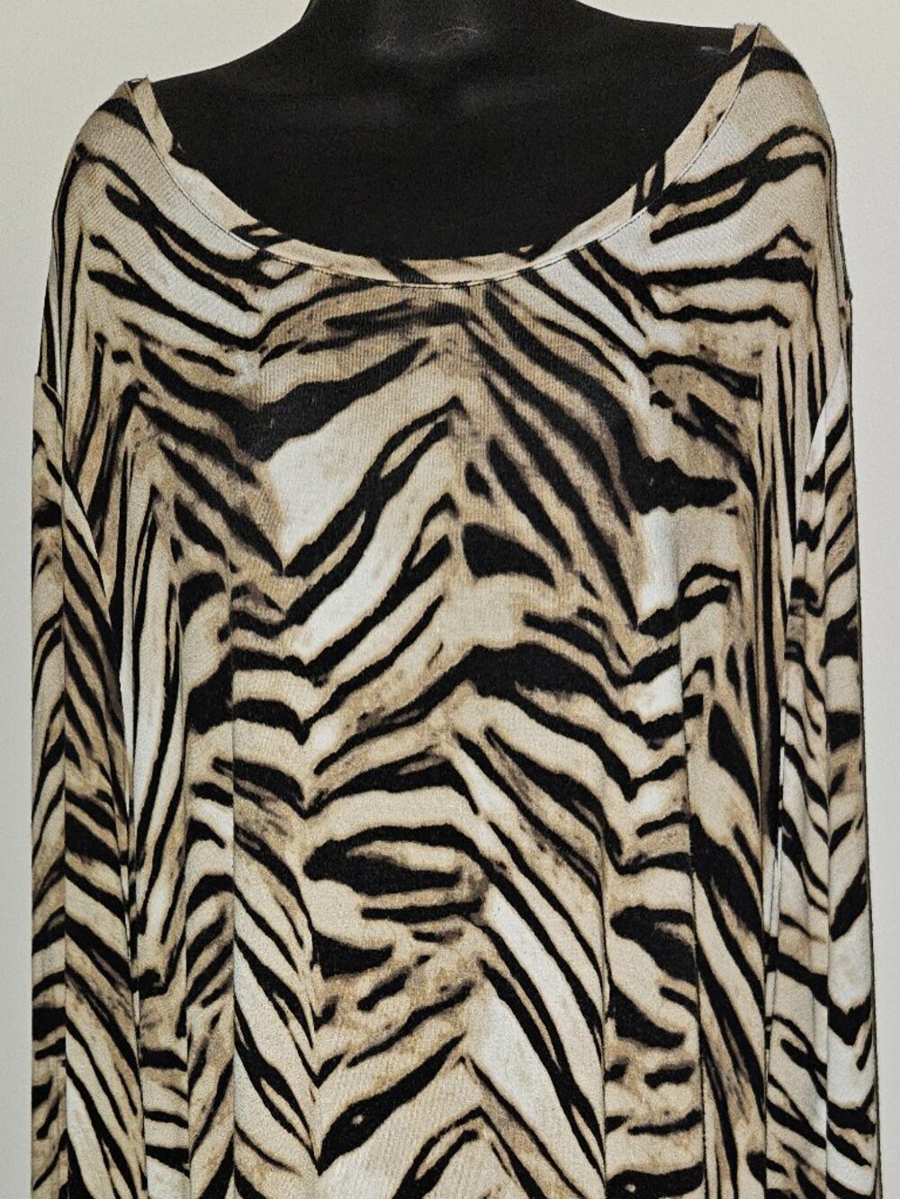 JM Collection Woman 3x Animal Print Top